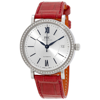 Portofino Silver Dial Diamond Automatic Watch