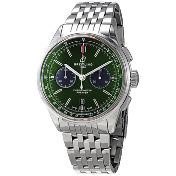 Premier Bentley Chronograph Automatic Green Dial Watch AB0118A11L1A1