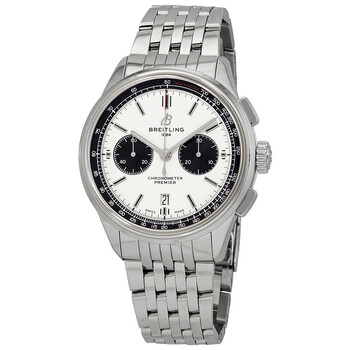 Premier Chronograph Automatic Chronometer Silver Dial Watch AB0118221G1A1