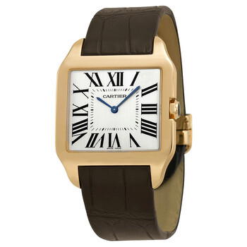 Preowned Cartier SantosDumont Ivory Dial Watch W2006951