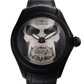 Preowned Corum Bubble Automatic Black Dial Watch 016.301.980001SK01