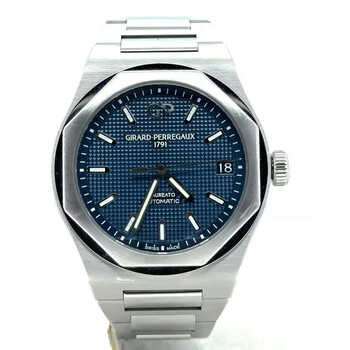 Preowned Girard Perregaux Laureato Blue Dial Watch 810101143111A