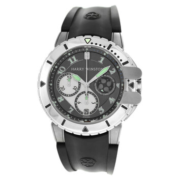 Preowned Harry Winston Project Chronograph Automatic Grey Dial Watch Z2 410MCA442