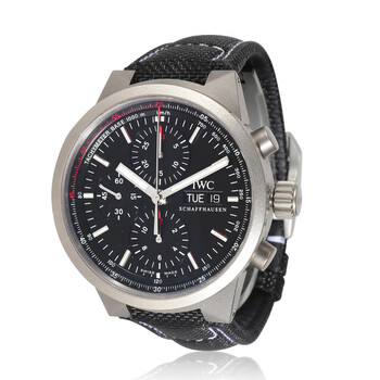 Preowned IWC Gst Chronograph Automatic Black Dial Watch IW371537