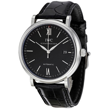 Preowned IWC Portofino Black Dial Watch IW356502