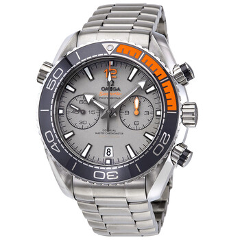 Preowned Omega Seamaster Planet Ocean Chronograph Grey Dial Watch 215.90.46.51.99.001