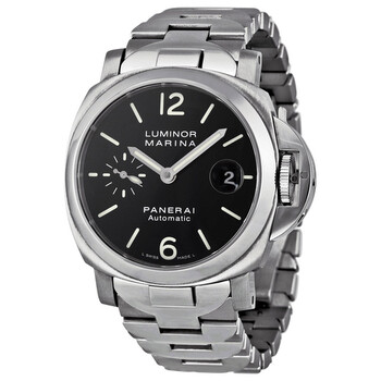 Preowned Panerai Luminor Marina Automatica Black Dial Watch PAM00050