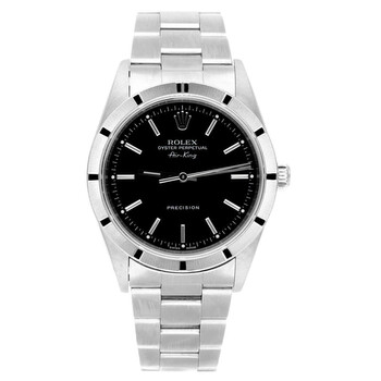 Preowned Rolex AirKing Automatic Black Dial Watch 14010 BKSO