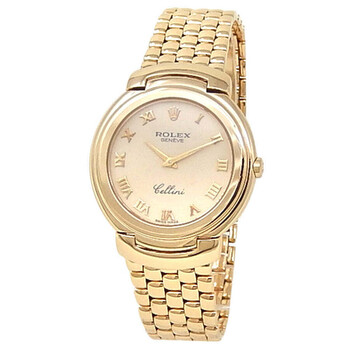 Preowned Rolex Cellini Quartz Champagne Dial Watch