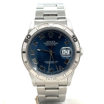 Preowned Rolex Datejust Automatic Blue Dial Watch 16264 BLRO