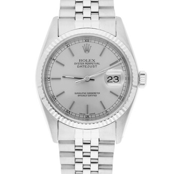 Preowned Rolex Datejust Automatic Silver Dial Watch 16014 SSJ