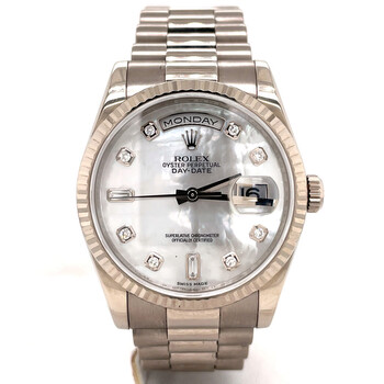 Preowned Rolex DayDate Automatic Diamond Watch 118239MDP