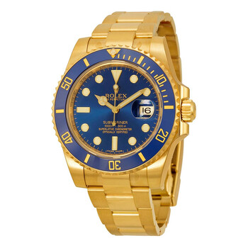 Preowned Rolex Submariner Blue Dial Watch 116618 LB