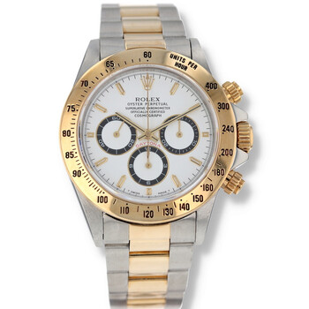 Preowned Rolex Zenith Daytona Chronograph Automatic White Dial Watch