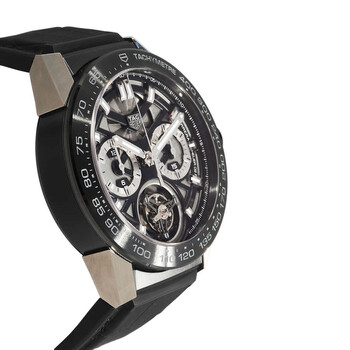 Preowned Tag Heuer Carrera Chronograph Skeleton Dial Watch CAR5A8Y.FC6377