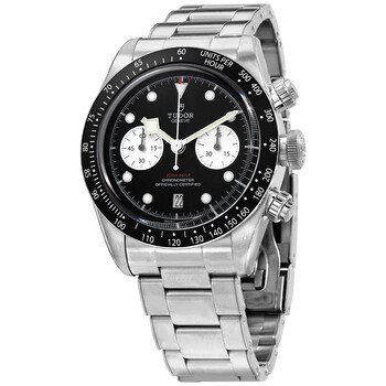 Preowned Tudor Black Bay Chrono Chronograph Black Dial Watch M79360N0001