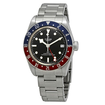 Preowned Tudor Black Bay GMT Black Dial Watch M79830RB0001