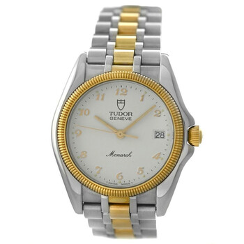 Preowned Tudor Monarch Quartz White Dial Watch