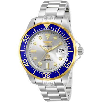 Pro Diver Automatic Silver Dial Stainless Steel Watch