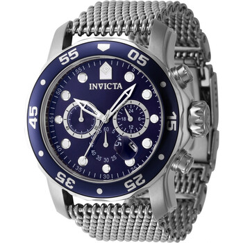 Pro Diver Chronograph Date GMT Quartz Blue Dial Watch