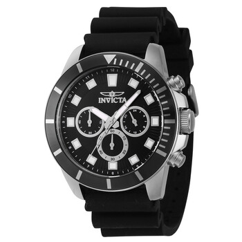 Pro Diver Chronograph GMT Quartz Black Dial Watch