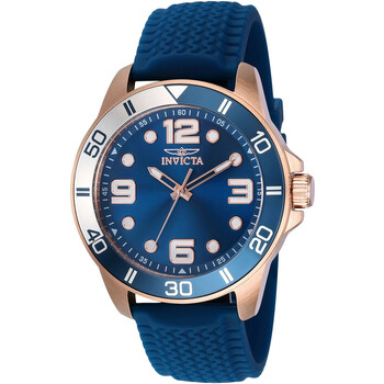 Pro Diver Quartz Blue Dial Watch