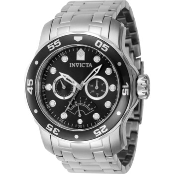 Pro Diver Retrograde GMT Quartz Black Dial Watch