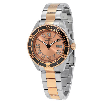 Pro Diver Rose Dial Twotone Watch