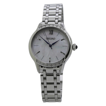 Quartz White Dial Stainless Steel Watch SRZ543P1