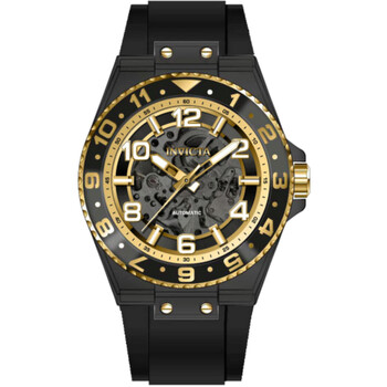 Speedway Automatic Skeleton Black Dial Watch