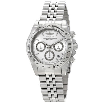 Speedway Chronograph Quartz Silver Dial Watch