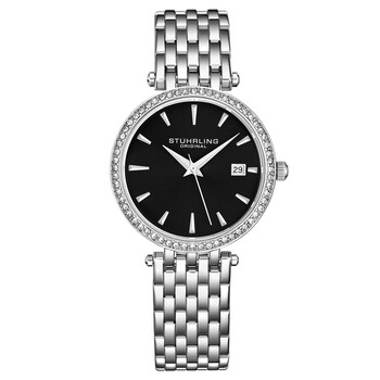 Symphony Quartz Black Dial Watch M16776