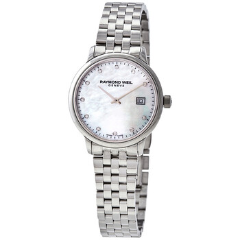 Toccata Quartz Diamond White Mother of Pearl Dial Watch 5985ST97081