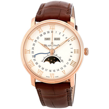 Villeret Moonphase White Dial Watch 6654364255B