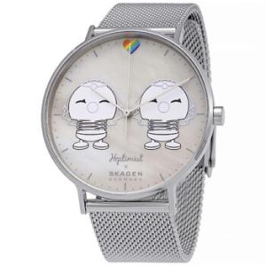 Aaren Brides Quartz White Mother of Pearl Dial Watch SKW3002