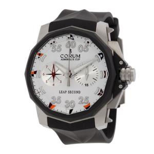 Admirals Cup Leap Second Foudroyante Chronograph White Dial Titanium Watch 895931060371AA92