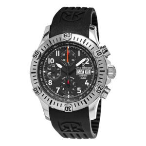 Air Speed XL Chronograph Automatic Black Dial Watch