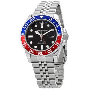 Aquadiver Black Dial Pepsi Bezel Watch M15836