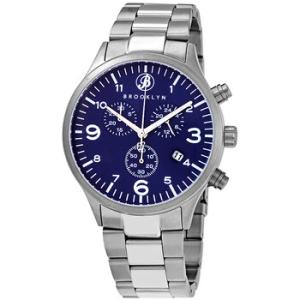 Bedford Brownstone II Quartz Blue Dial Watch 308BLU2