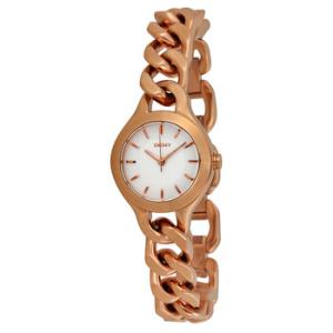 Chambers White Pearlized Dial Rose Goldtone Watch NY2214