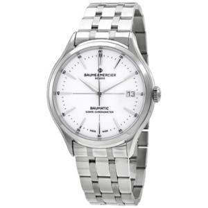 Clifton Baumatic Automatic White Dial Watch