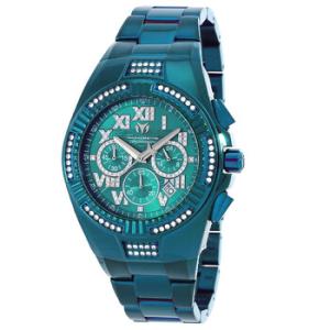 Cruise Chronograph Quartz Crystal Green Dial Watch TM121233