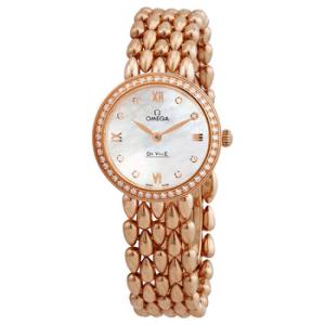De Ville Prestige Quartz Diamond Watch 424.55.27.60.55.004