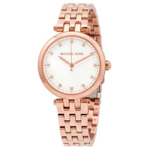 Diamond Darci Quartz White Dial Watch MK4568