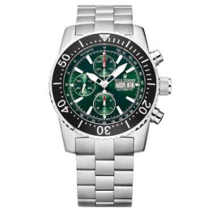 Diver Chronograph Automatic Green Dial Watch