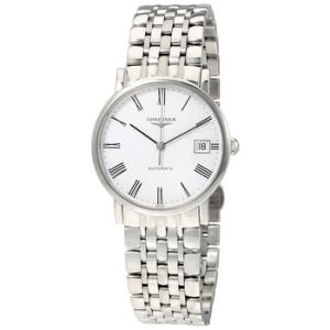 Elegant Automatic White Dial Steel Watch L4.809.4.11.6