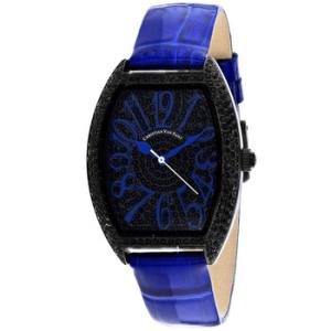 Elegant Quartz Black Dial Watch CV4824