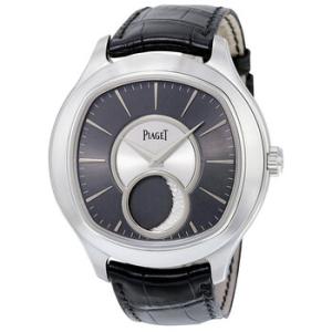 Emperador CushionShaped Moon Phase Automatic 18kt White Gold Watch GOA34021
