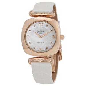 Glashutte Pavonina Diamond Mother of Pearl Dial Watch