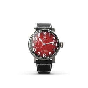 Huginn Automatic Red Dial Watch HUGINNBRO06VNR